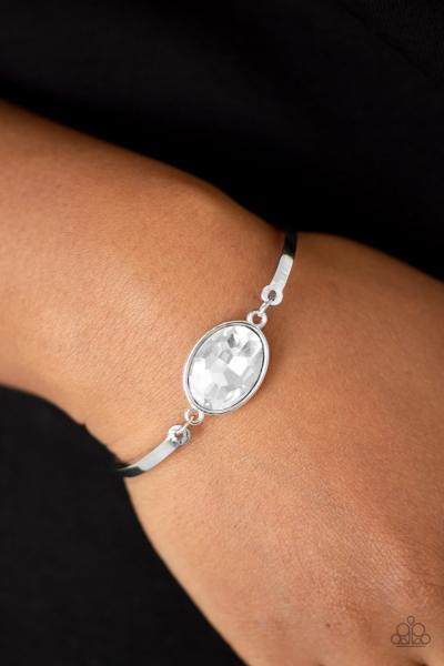 Definitely Dashing - White Bracelet